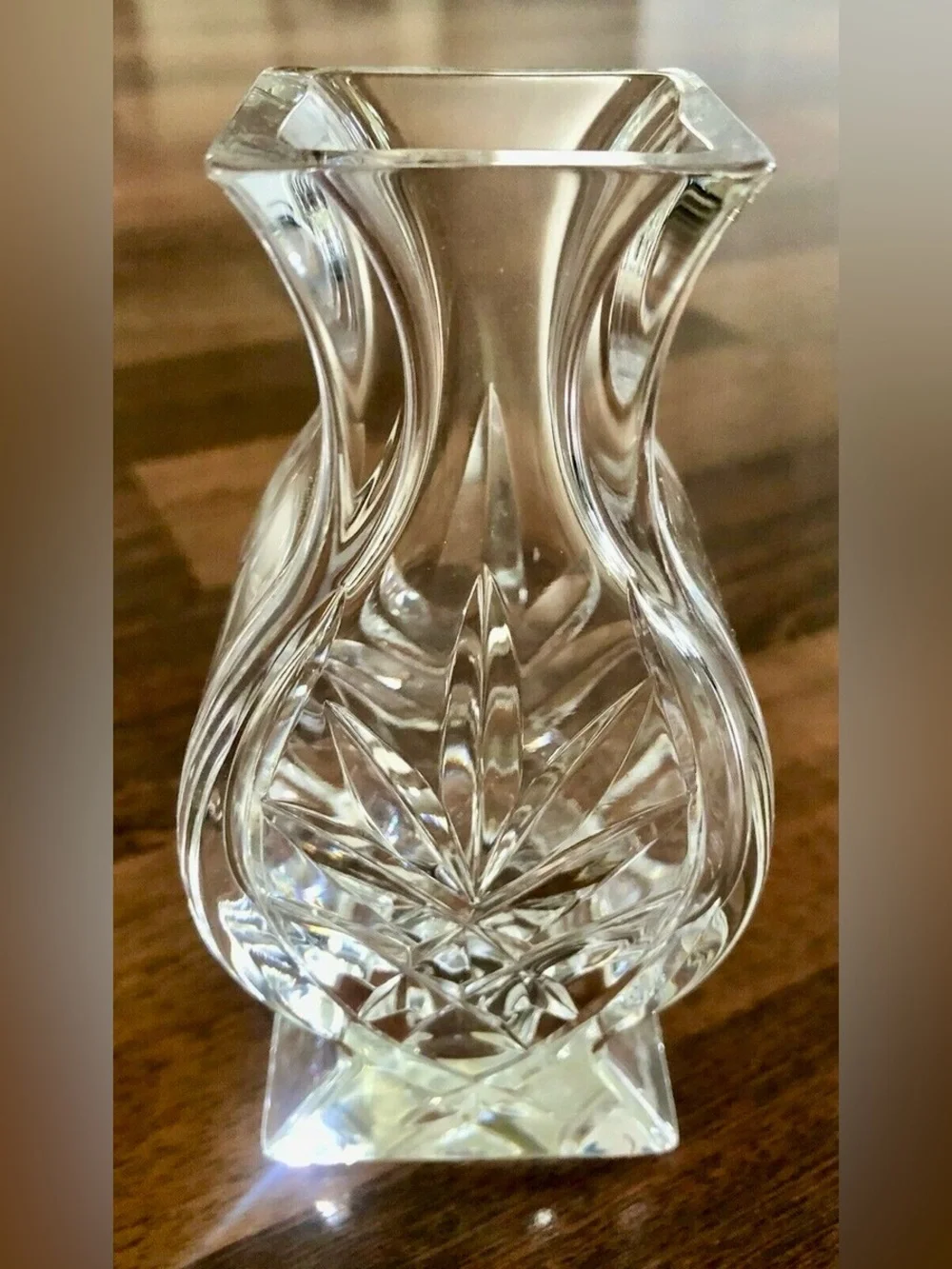 NWOB Retired Waterford Crystal Vintage Athens Posy Bud Vase
